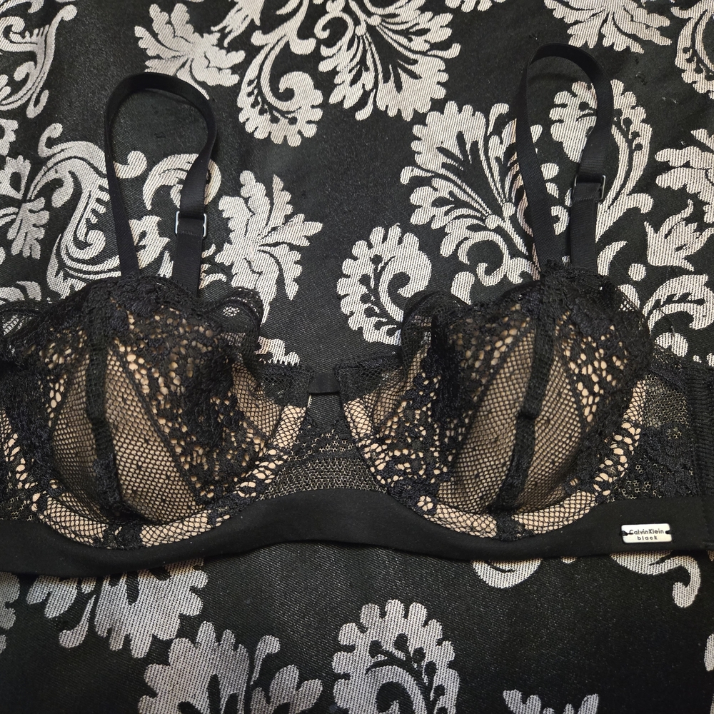 Calvin Klein Black Lace Bra